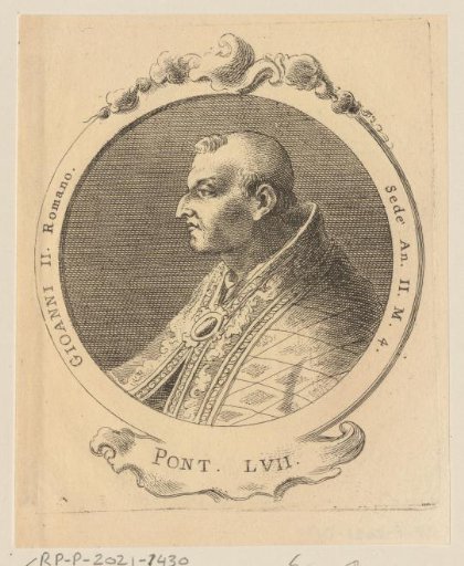 Portrait of Pope John II