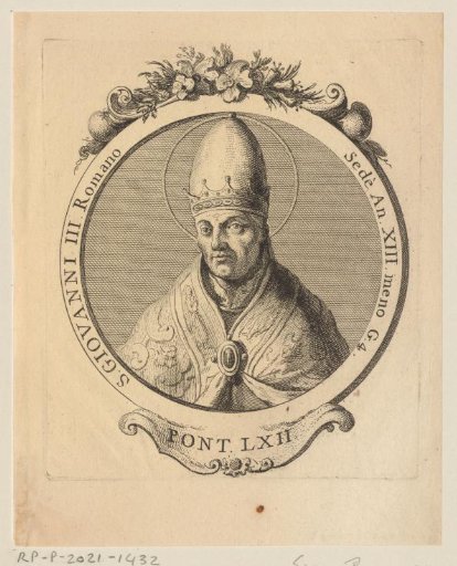 Portrait of Pope John III
