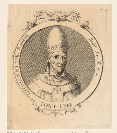 Portrait of Pope John VIII