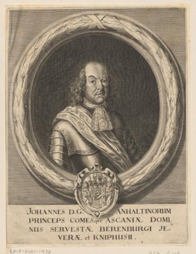 Portrait of Johann VI von Anhalt-Zerbst
