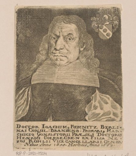 Portrait of Joachim Chemnitz