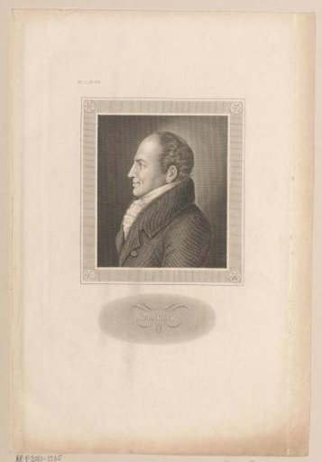 Portrait of Johann Friedrich Kind