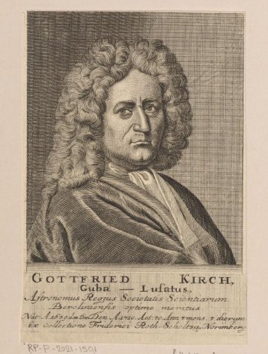 Portrait of Gottfried Kirch
