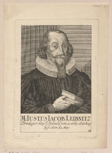 Portrait of Justus Jacob Leibnitz