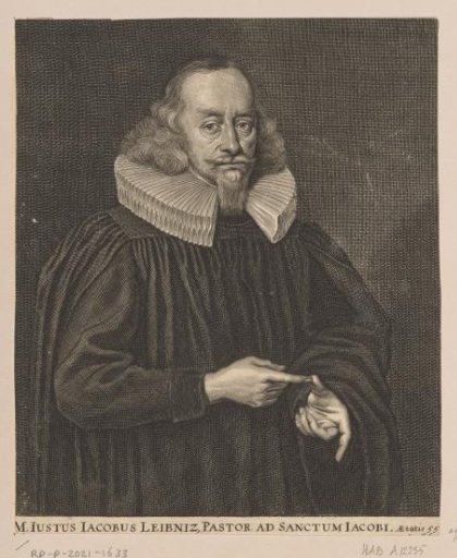 Portrait of Justus Jacob Leibnitz at the age of 55