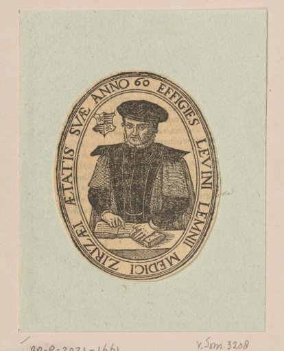 Portrait of Levinus Lemnius at the age of 60