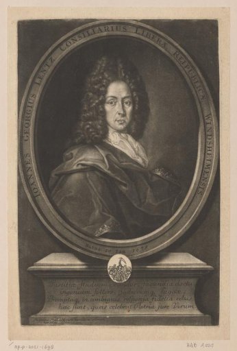 Portrait of Johann Georg Lentz
