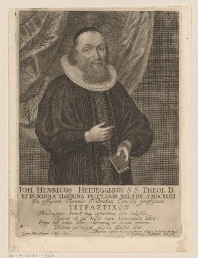 Portrait of Johann Heinrich Heidegger