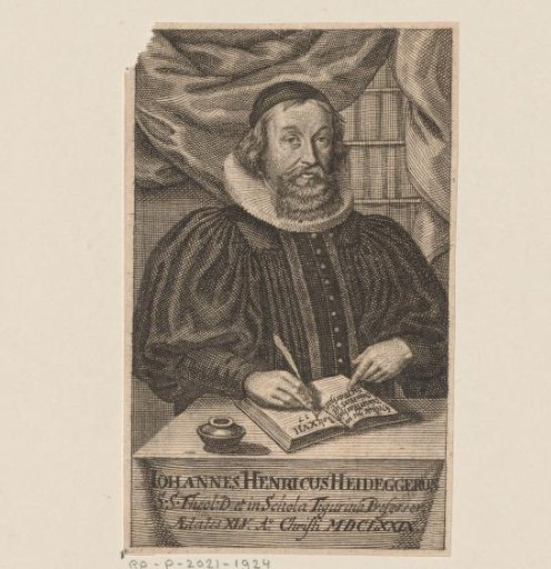 Portrait of Johann Heinrich Heidegger