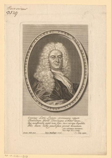 Portrait of Johann Gottlieb Heinecke