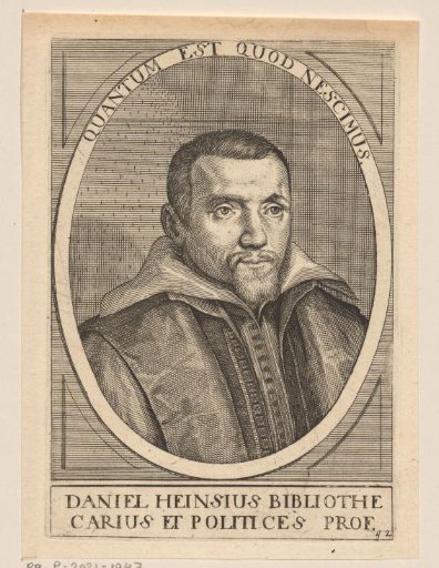 Portrait of Daniel Heinsius