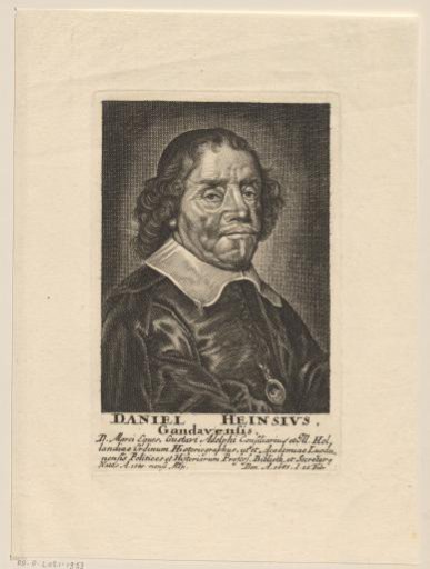 Portrait of Daniël Heinsius