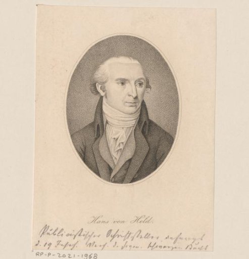 Portrait of Hans Heinrich Ludwig von Held