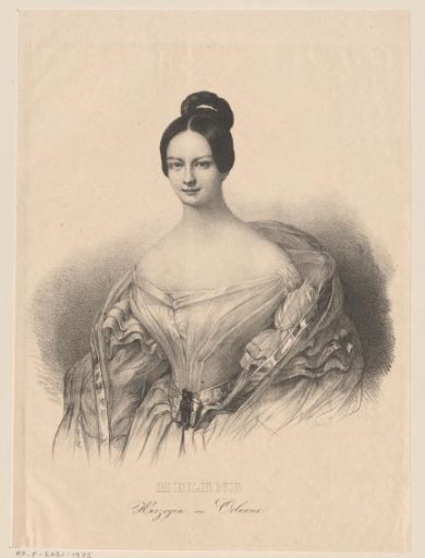 Portrait of Helena of Mecklenburg-Schwerin, Duchess of Orléans