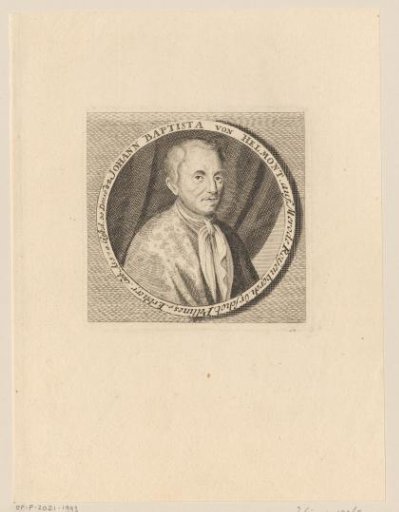 Portrait of Jan Baptiste van Helmont