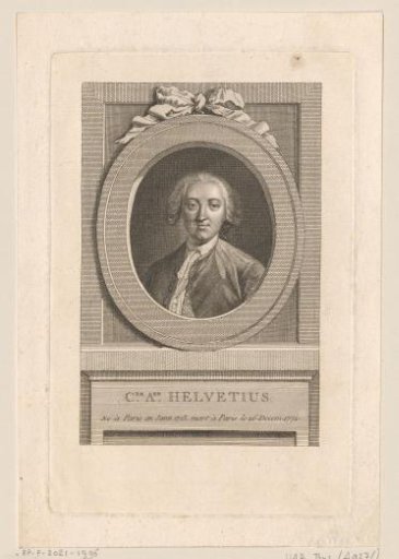 Portrait of Claude-Adrien Helvétius