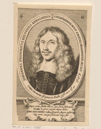 Portrait of Johann Friedrich Helvetius