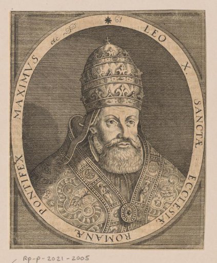 Portrait of Pope Leo X, supposedly Leo XI