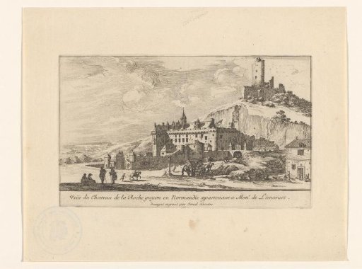 View of the Château of La Roche-Guyon