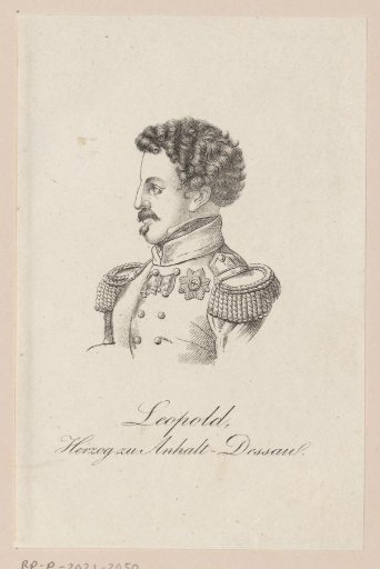 Portrait of Leopold IV Frederick of Anhalt