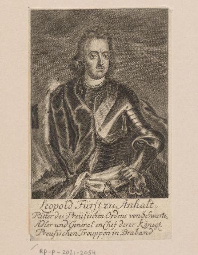 Portrait of Leopold I of Anhalt-Dessau