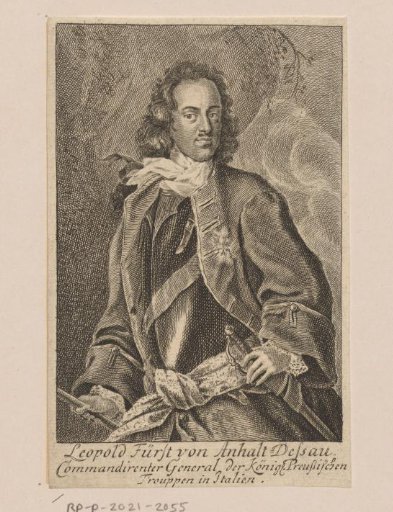 Portrait of Leopold I of Anhalt-Dessau