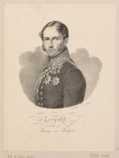 Portrait of Leopold I of Belgium
