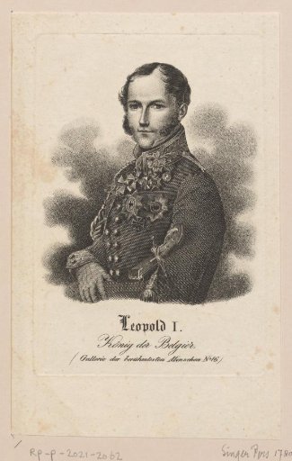 Portrait of Leopold I of Belgium
