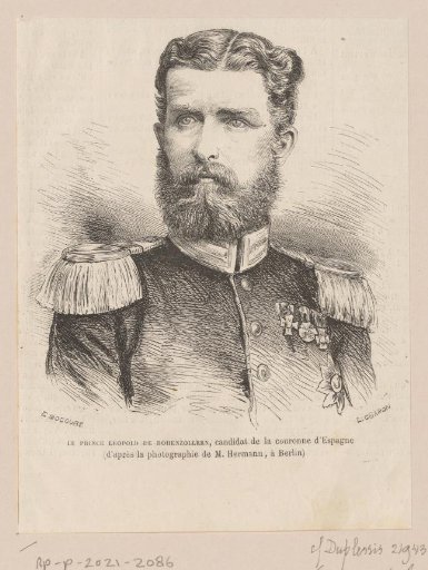Portrait of Leopold of Hohenzollern-Sigmaringen