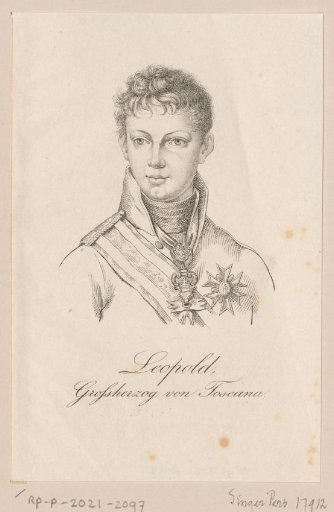 Portrait of Leopold II, Grand Duke of Tuscany