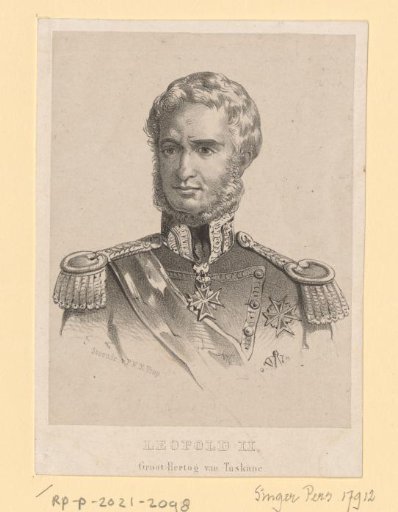 Portrait of Leopold II, Grand Duke of Tuscany