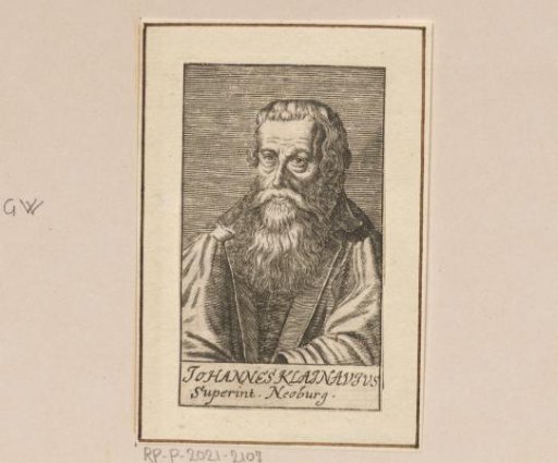 Portrait of Johann Klainau