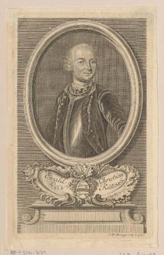 Portrait of Ewald Christian von Kleist