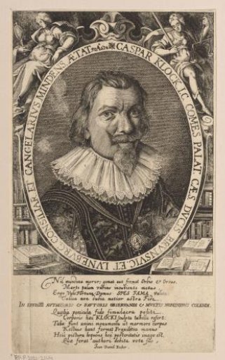 Portrait of Caspar Klock at the age of 50
