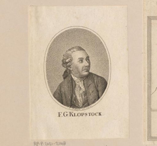 Portrait of Friedrich Gottlieb Klopstock