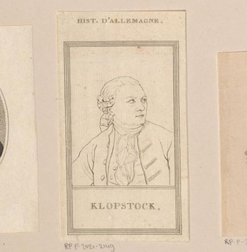 Portrait of Friedrich Gottlieb Klopstock