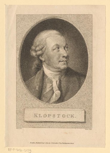 Portrait of Friedrich Gottlieb Klopstock