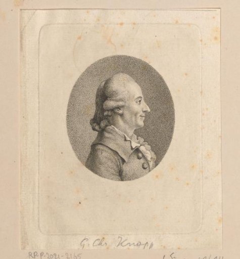 Portrait of Georg Christian Knapp