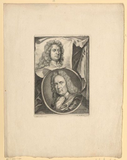 Portrait of Gerard Hoet and Gottfried Kneller