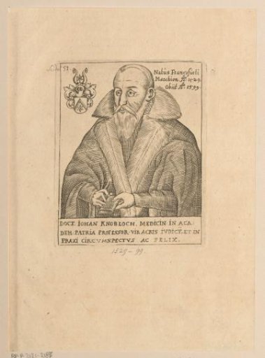 Portrait of Johann Knobloch