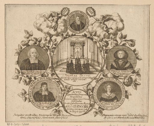 Portraits of Johann Knauth, Sibylle Knauth, Christoph Schütz and Maria Elisabeth Schütze