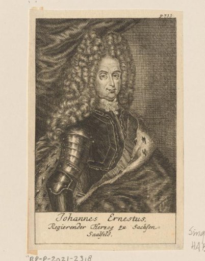 Portrait of Johann Ernst III, Duke of Saxe-Coburg-Saalfeld