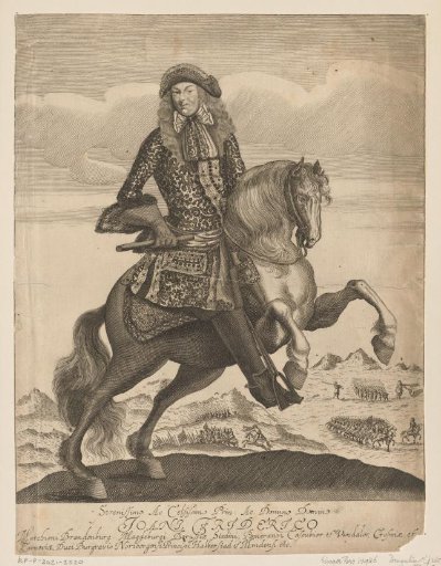 Equestrian Portrait of John Frederick of Brandenburg-Ansbach
