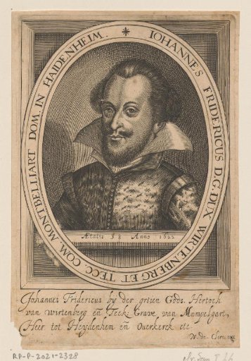 Portrait of John Frederick of Württemberg at the Age of 28