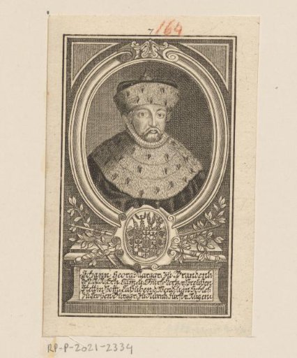 Portrait of Johan Georg of Brandenburg