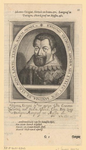 Portrait of Johann George I of Saxony