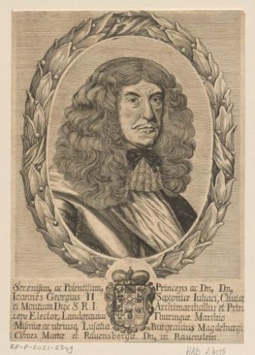 Portrait of Johan George II of Saxony