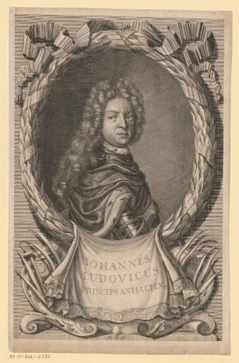 Portrait of Johan Lodewijk Anhalt-Zerbst