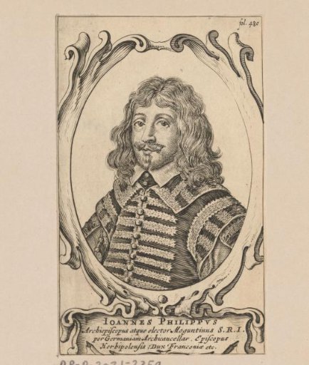 Portrait of Johann Philipp von Schönborn, Archbishop of Mainz