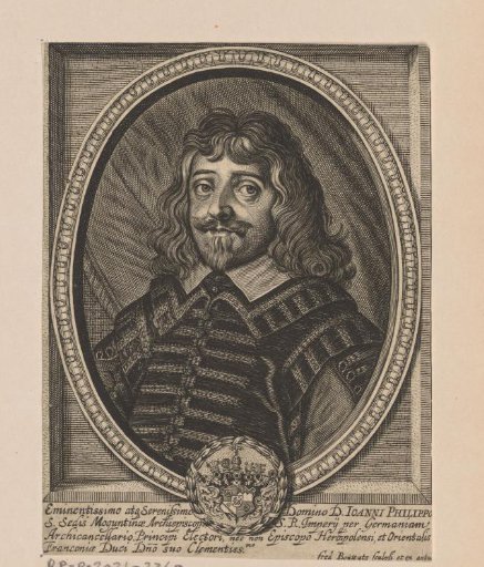 Portrait of Johann Philipp von Schönborn, Archbishop of Mainz